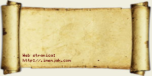 Joakim Mališananin vizit kartica